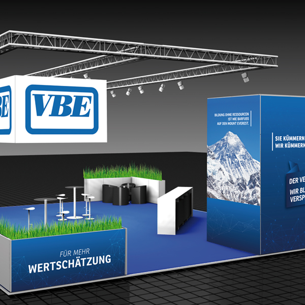 Konzeption & Design Messestand Verband Bildung & Erziehung (VBE) - Landesverband Baden-Württemberg