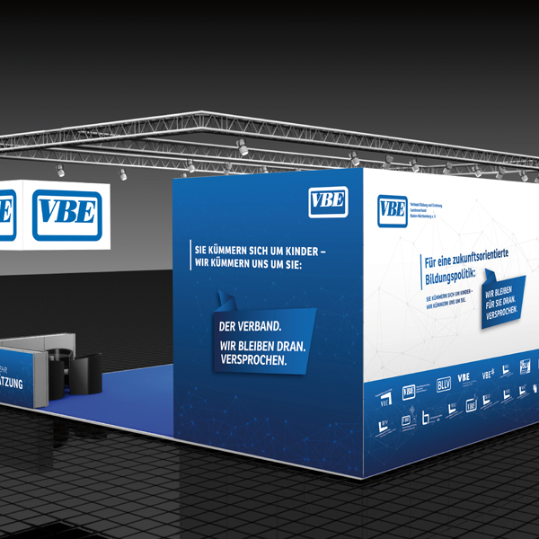 Konzeption & Design Messestand Verband Bildung & Erziehung (VBE) - Landesverband Baden-Württemberg