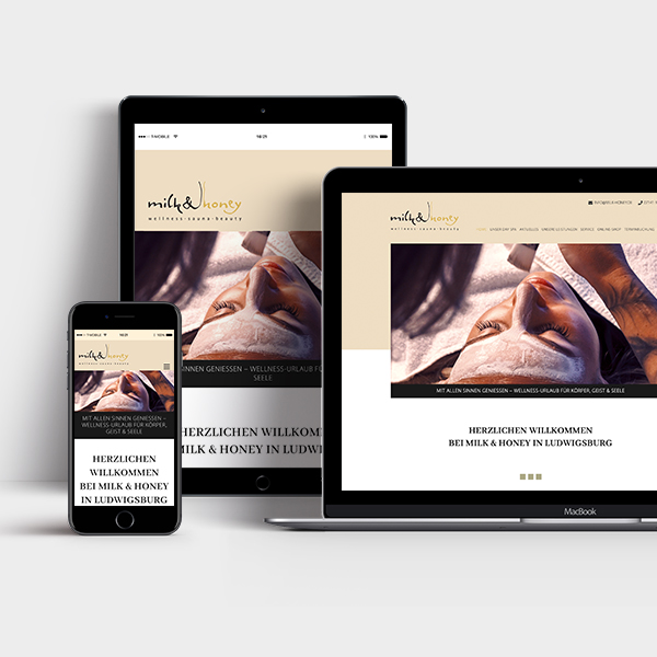 Responsive Website Milk & Honey