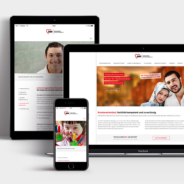 Responsive Website Arbeiterwohlfahrt Göppingen e.V.