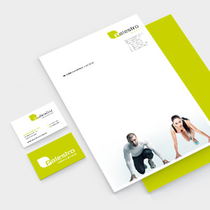 Corporate Design Visitenkarten + Briefpapier Palestro GmbH & Co. KG